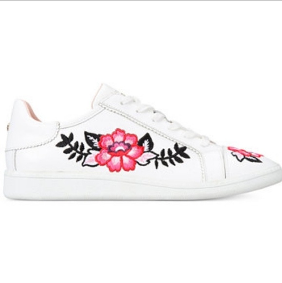 kate spade Everhart Sneakers White Napa Sheep Skin Leather Comfy 8.5m & 9.5m NIB - Picture 7 of 7